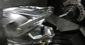 Making Aluminium Helmet With 5 Axis Machine 11