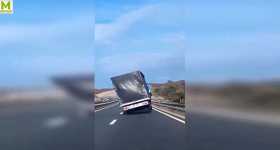 Truck Sideways Heavy Wind 1