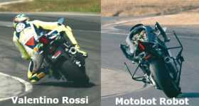 Valentino Rossi vs Motobot ROBOT Racing on the Track 1