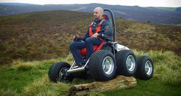 Worlds First All Terrain Wheelchair HexHog 1