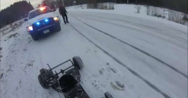 This Amazing Go Kart Got Pulled Over At A Public Road 2