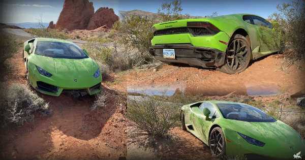 abandoned lamborghini huracan desert 1