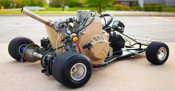 turbodiesel engine go-kart